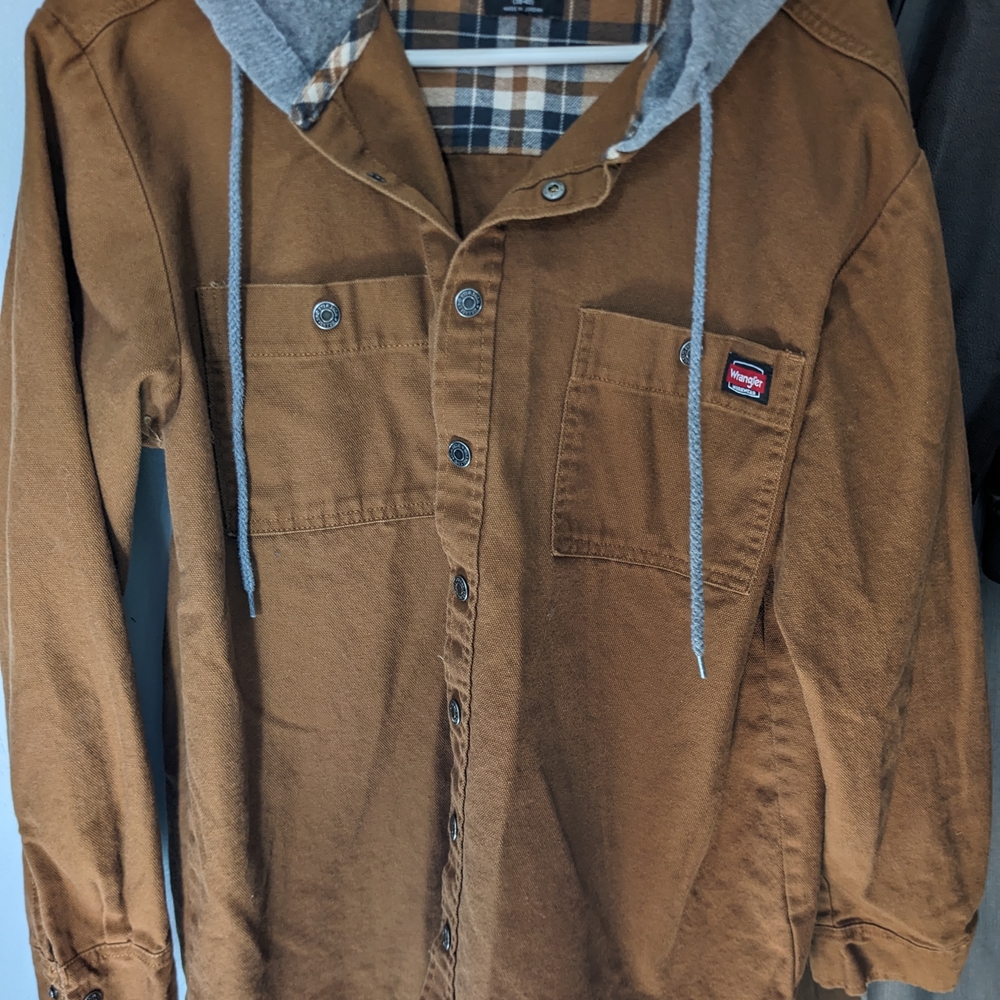 Brown Hooded Jacket